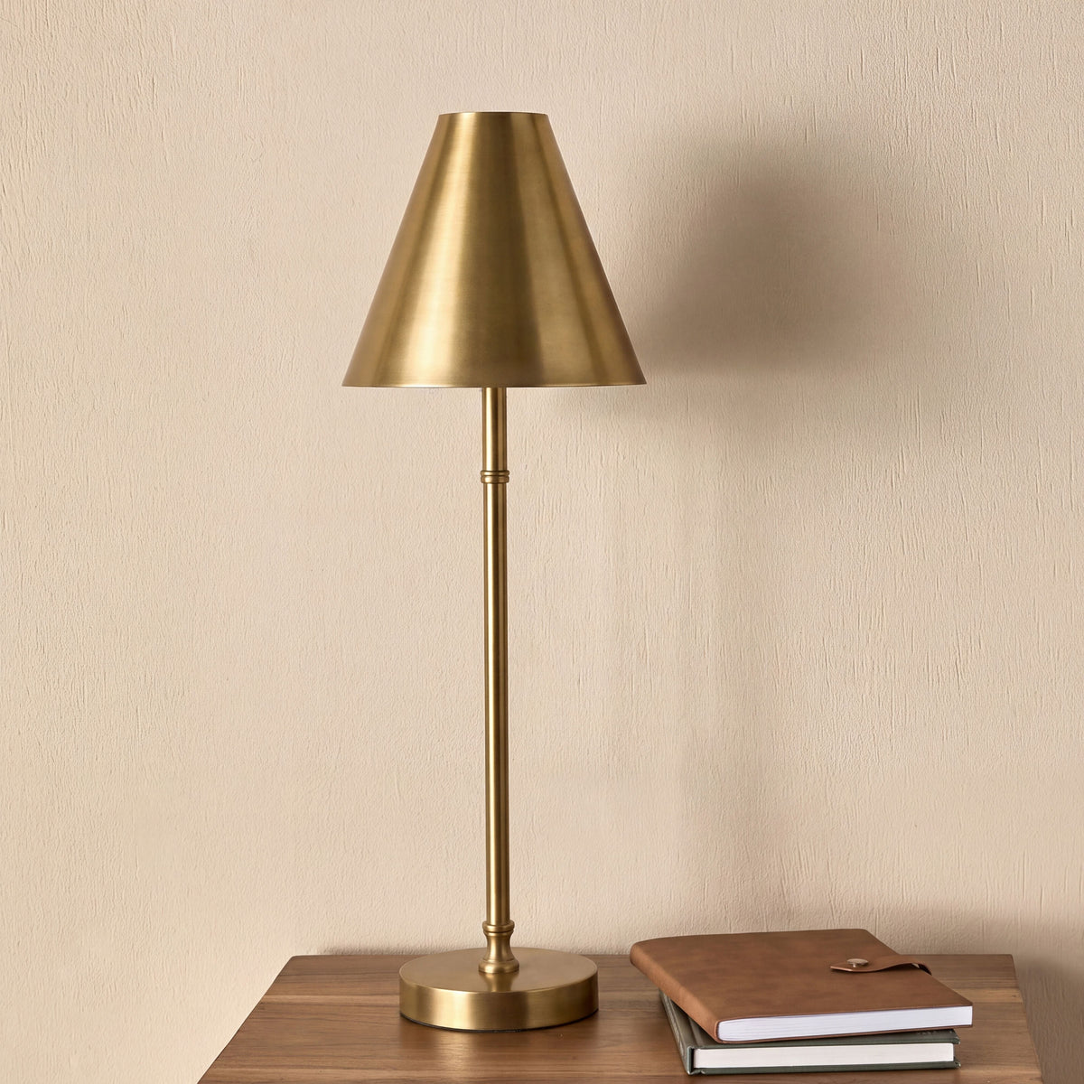 Modus Metal table Lamp Matte Brass 62cm