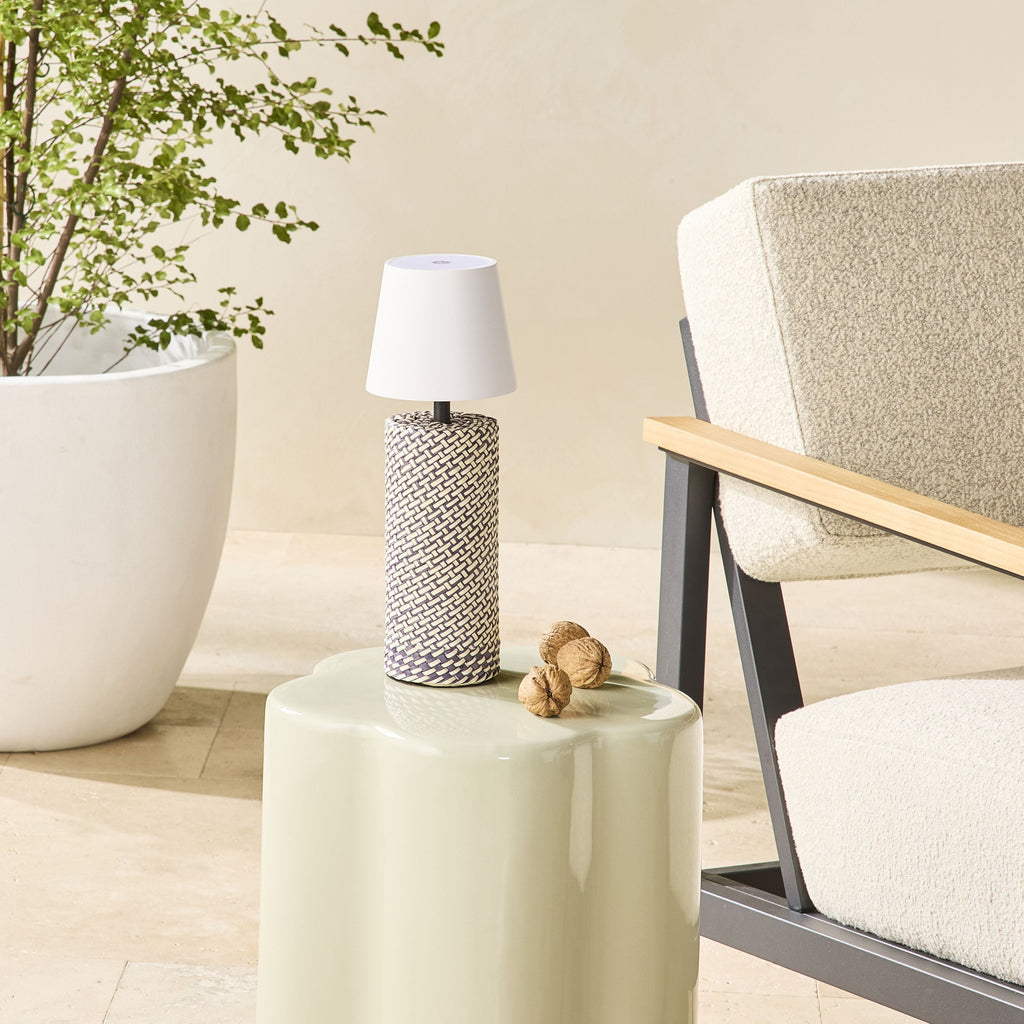 Alexa Palm Leaf Portable Lamp with LED 29cm