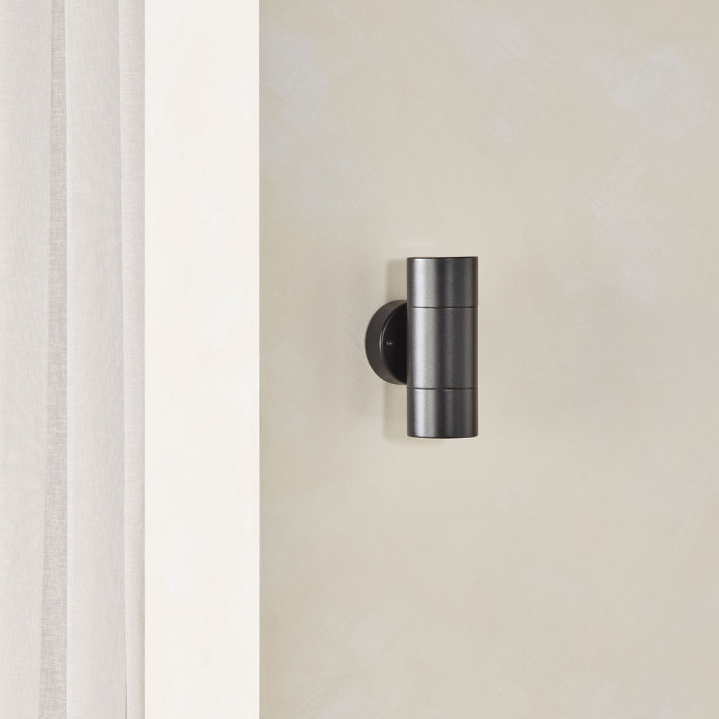 Collins 2 Light Up/Down Exterior Wall Light Black