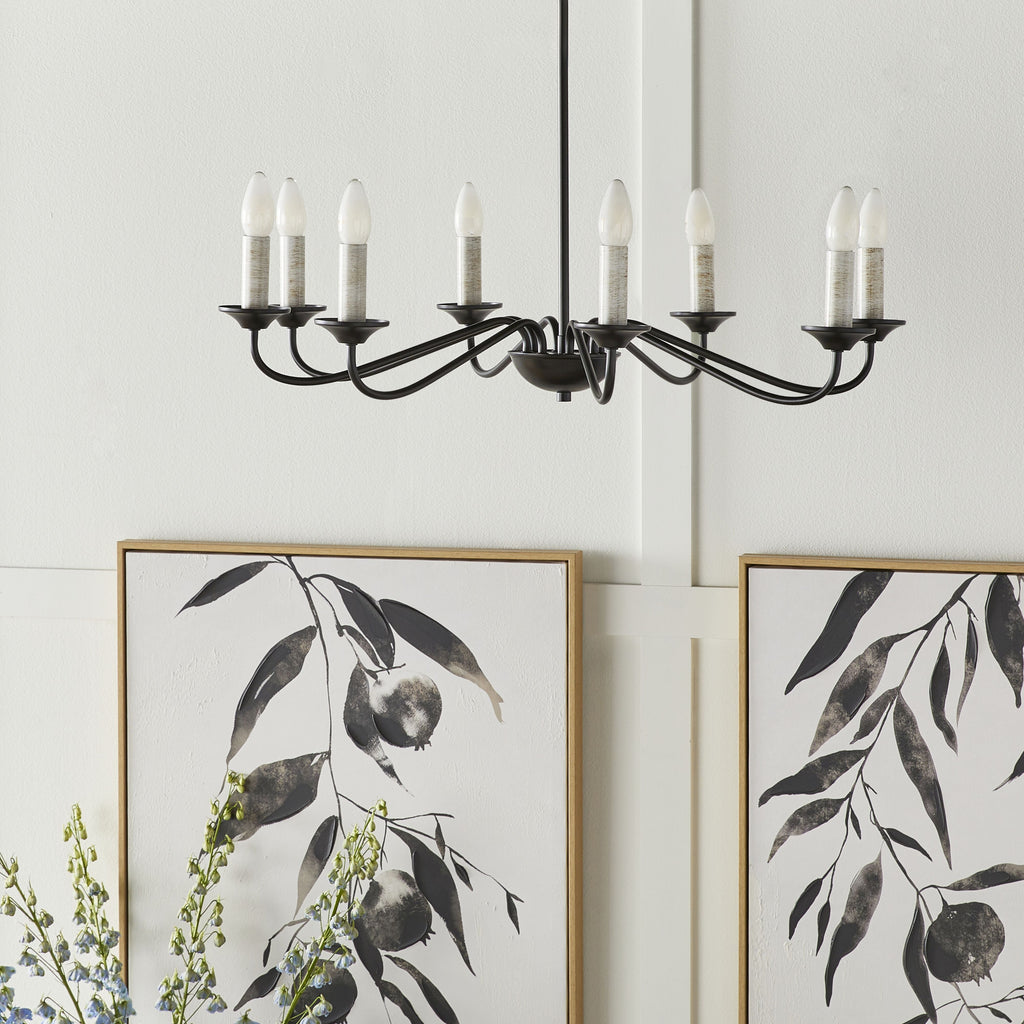 Zora 8 Light Chandelier 76cm