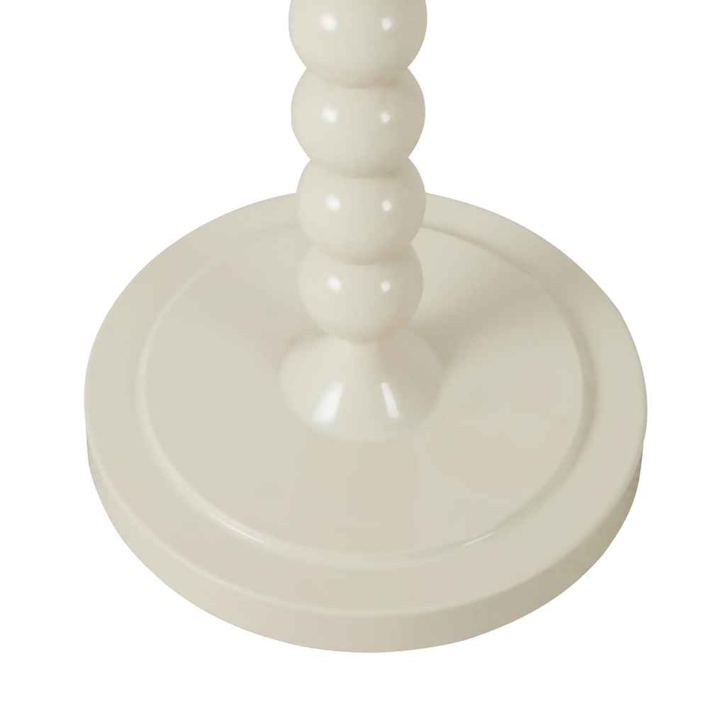 Carousel Metal Floor Lamp Base Ivory 129cm