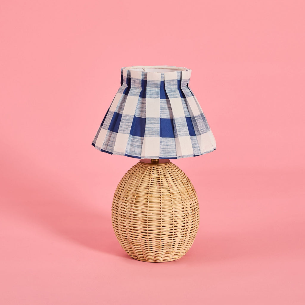 Marina Rattan Table Lamp Base 19x19x21cm