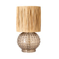 Gloria Glass Table Lamp Grey 50cm