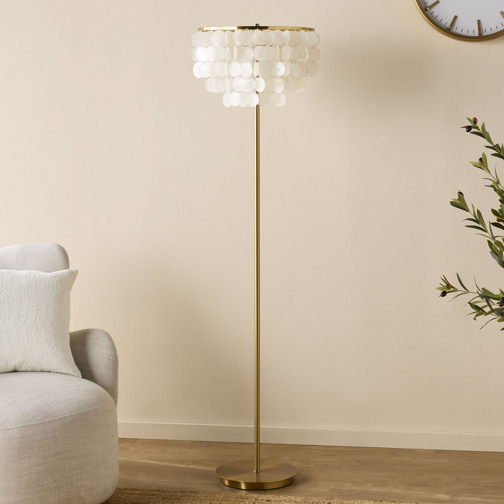 Mirella Capiz Floor Lamp 160cm
