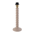 Mercado Wooden Table Lamp Warm Sand Base Only 12x28cm