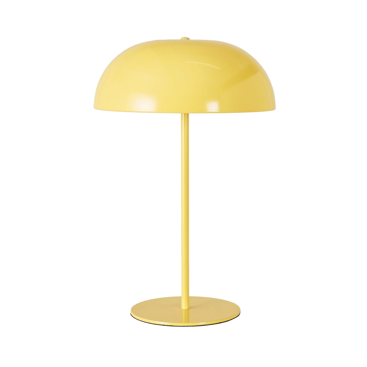 Yellow Portable USB Mushroom Table Lamp 40cm