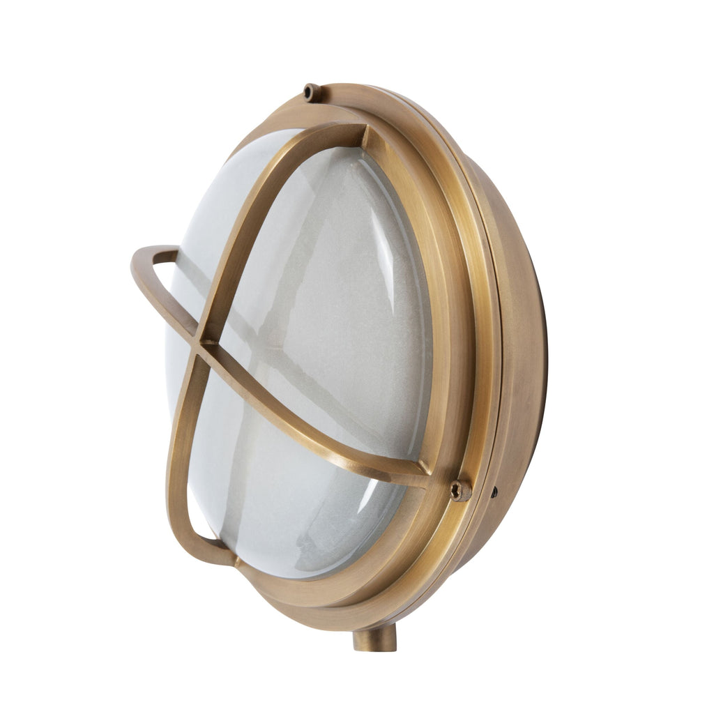 Dockland Exterior Wall Bracket Solid Brass 21x11cm