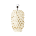 Ivory Fish-Scale Ceramic Table Lamp Base 21x30cm