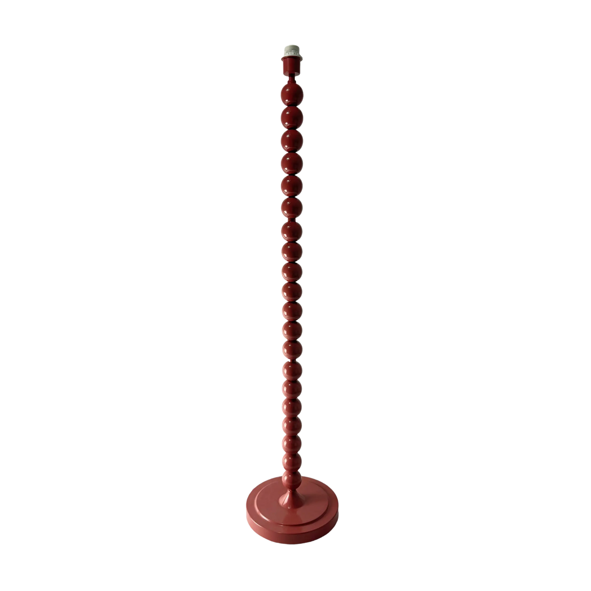 Carousel Metal Floor Lamp Base Red 129cm