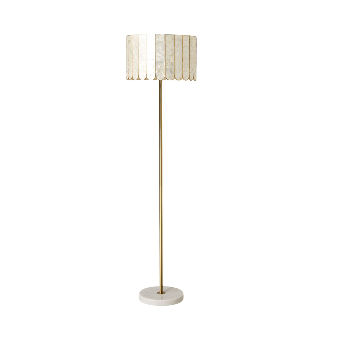 Chantelle Capiz Floor Lamp 156cm