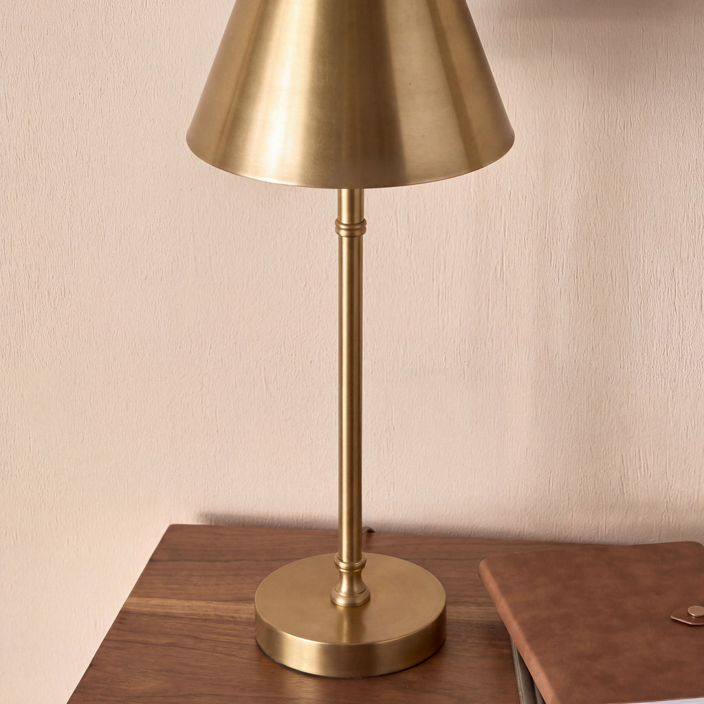 Modus Metal table Lamp Matte Brass 62cm