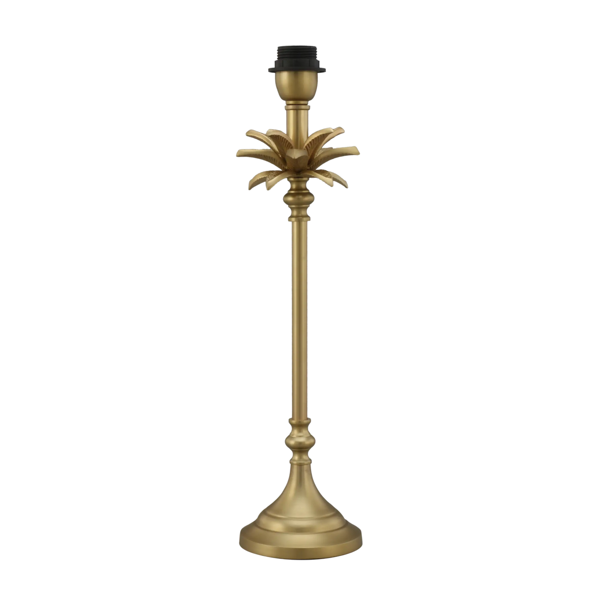 Palmira Matt Brass Metal Table Lamp Base 13x13x45cm