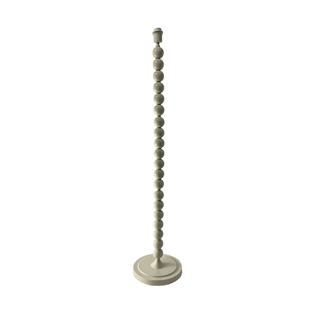 Carousel Metal Floor Lamp Base Ivory 129cm