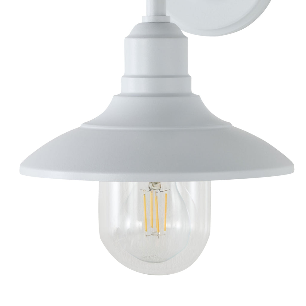 Cody 1 Light Exterior Wall Bracket White
