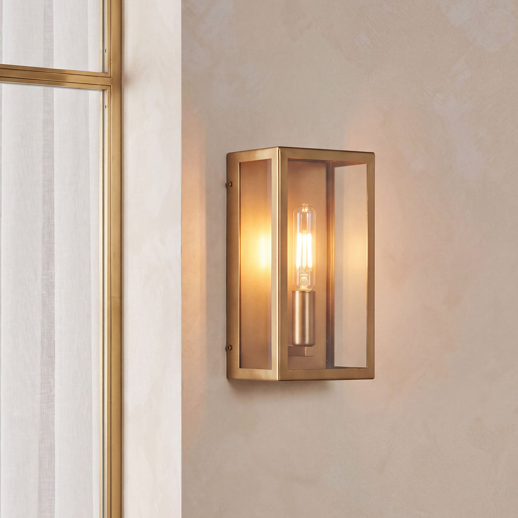 Mariner Exterior Wall Bracket Antique Brass 16x25cm